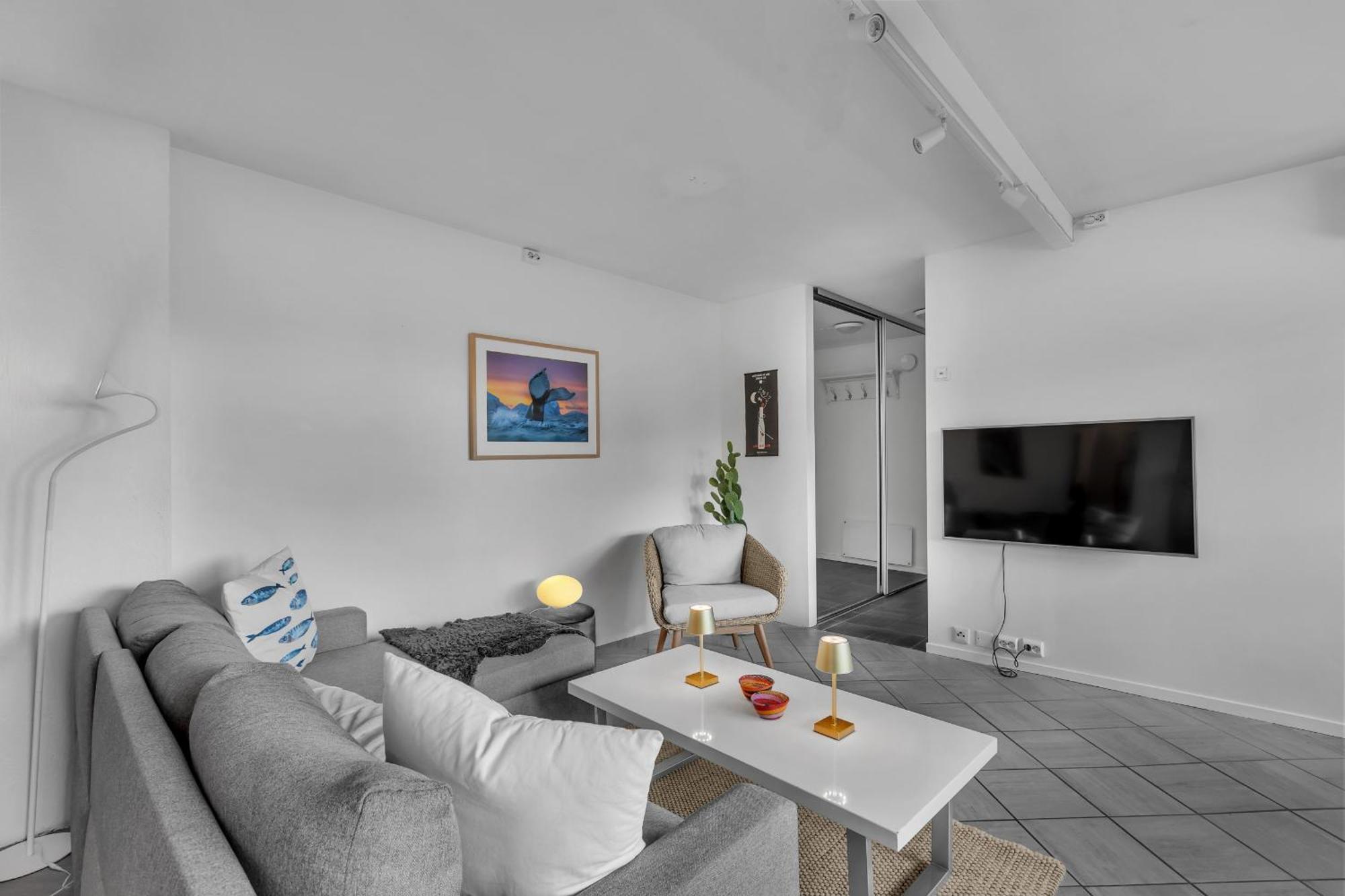 Stormly - Modern 1bed With Sofabed In Quiet Area Lejlighed Tromsø